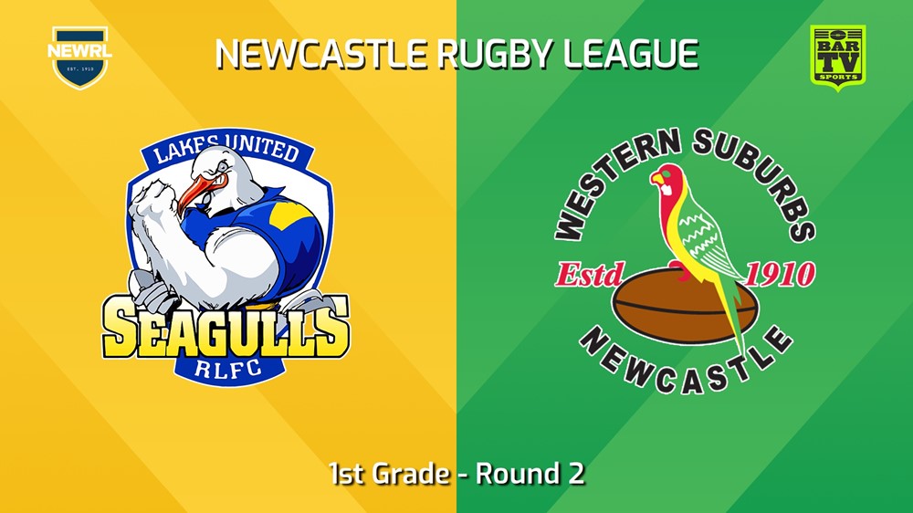 240420-video-Newcastle RL Round 2 - 1st Grade - Lakes United Seagulls v Western Suburbs Rosellas Minigame Slate Image
