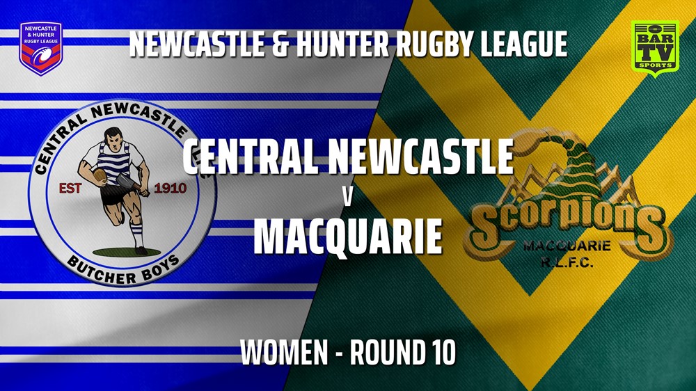 MINI GAME: NHRL Round 10 - Women - Central Newcastle v Macquarie Scorpions Slate Image
