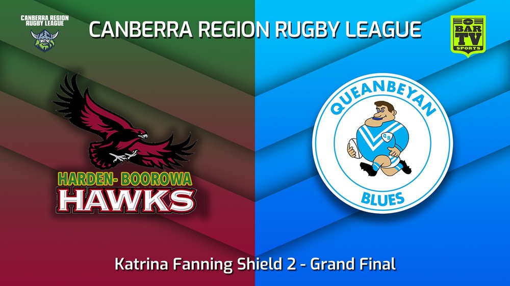 230909-Canberra Grand Final - Katrina Fanning Shield - Harden Worhawks v Queanbeyan Blues Slate Image