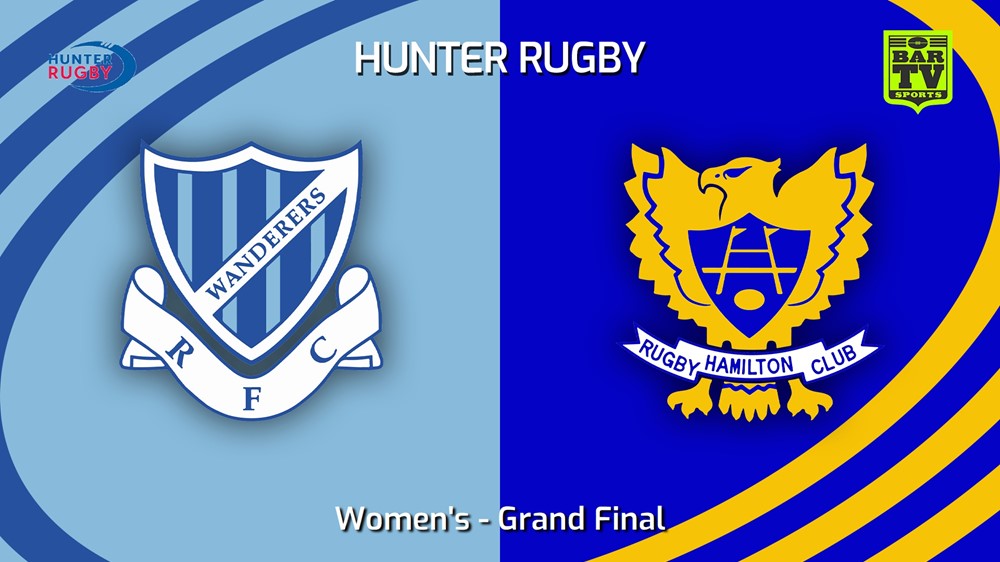 230826-Hunter Rugby Grand Final - Women's - Wanderers v Hamilton Hawks Slate Image