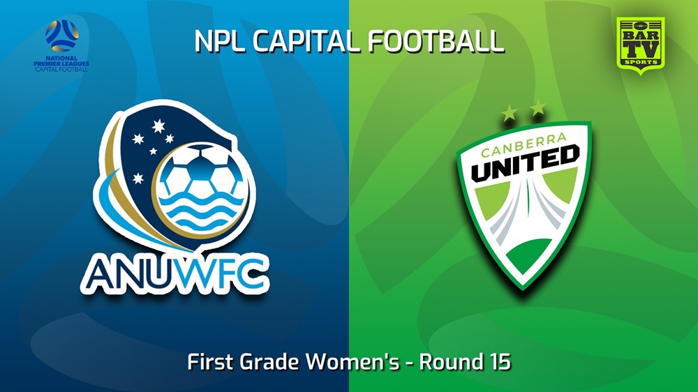 230723-Capital Womens Round 15 - ANU WFC (women) v Canberra United W Slate Image