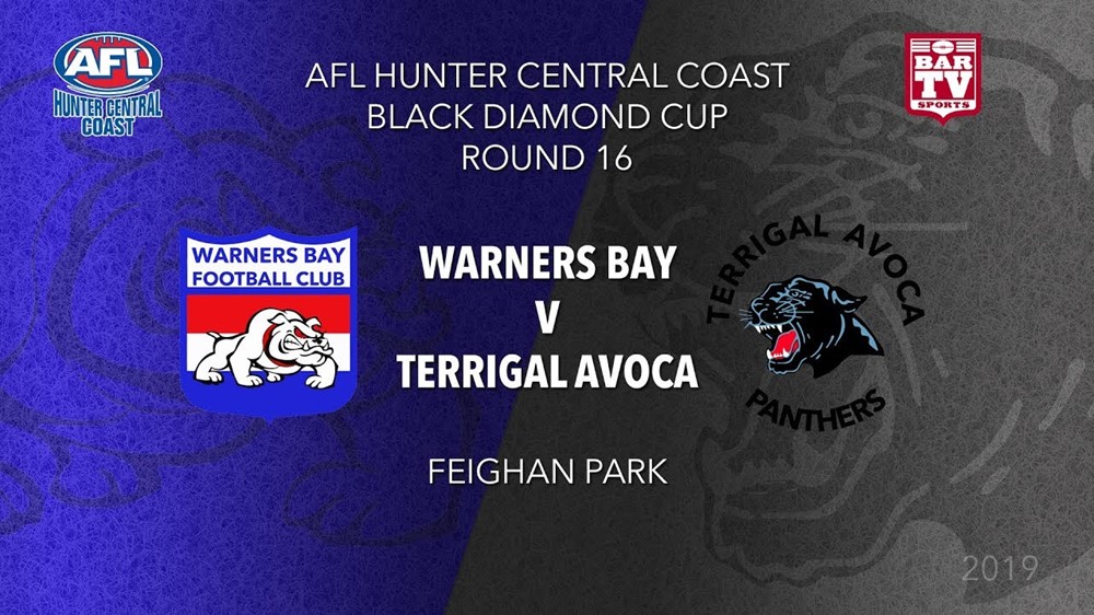 AFL HCC Round 16 - Cup - Warners Bay Bulldogs v Terrigal Avoca Panthers Slate Image