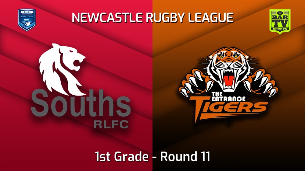 220611-Newcastle Round 11 - 1st Grade - South Newcastle Lions v The Entrance Tigers Slate Image