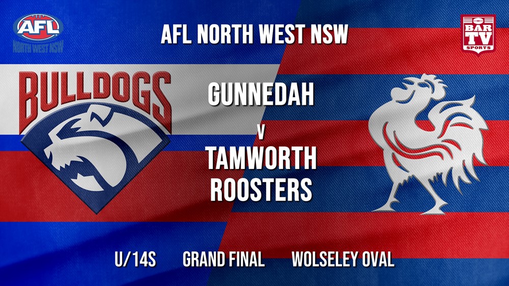 MINI GAME: AFL North West - NSW Grand Final - U/14s - Gunnedah Bulldogs v Tamworth Roosters Slate Image