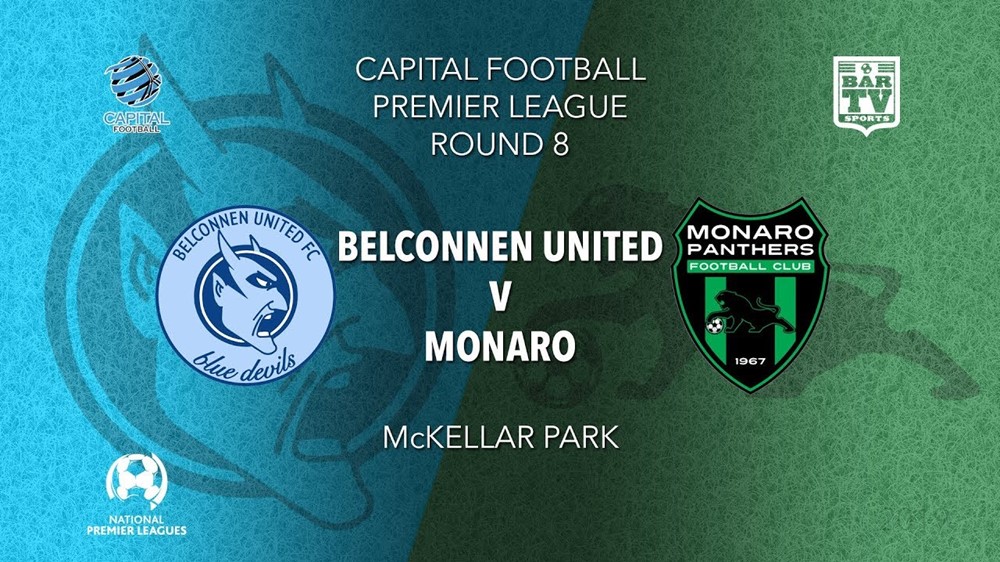 NPL Youth - Capital Round 8 - Belconnen United FC U20 v Monaro Panthers FC U20 Slate Image