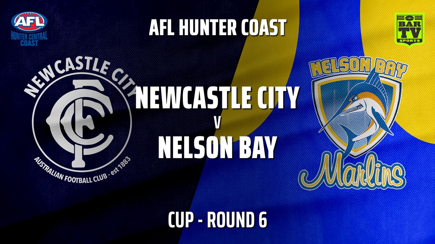 210515-AFL HCC Round 6 - Cup - Newcastle City  v Nelson Bay Marlins Slate Image