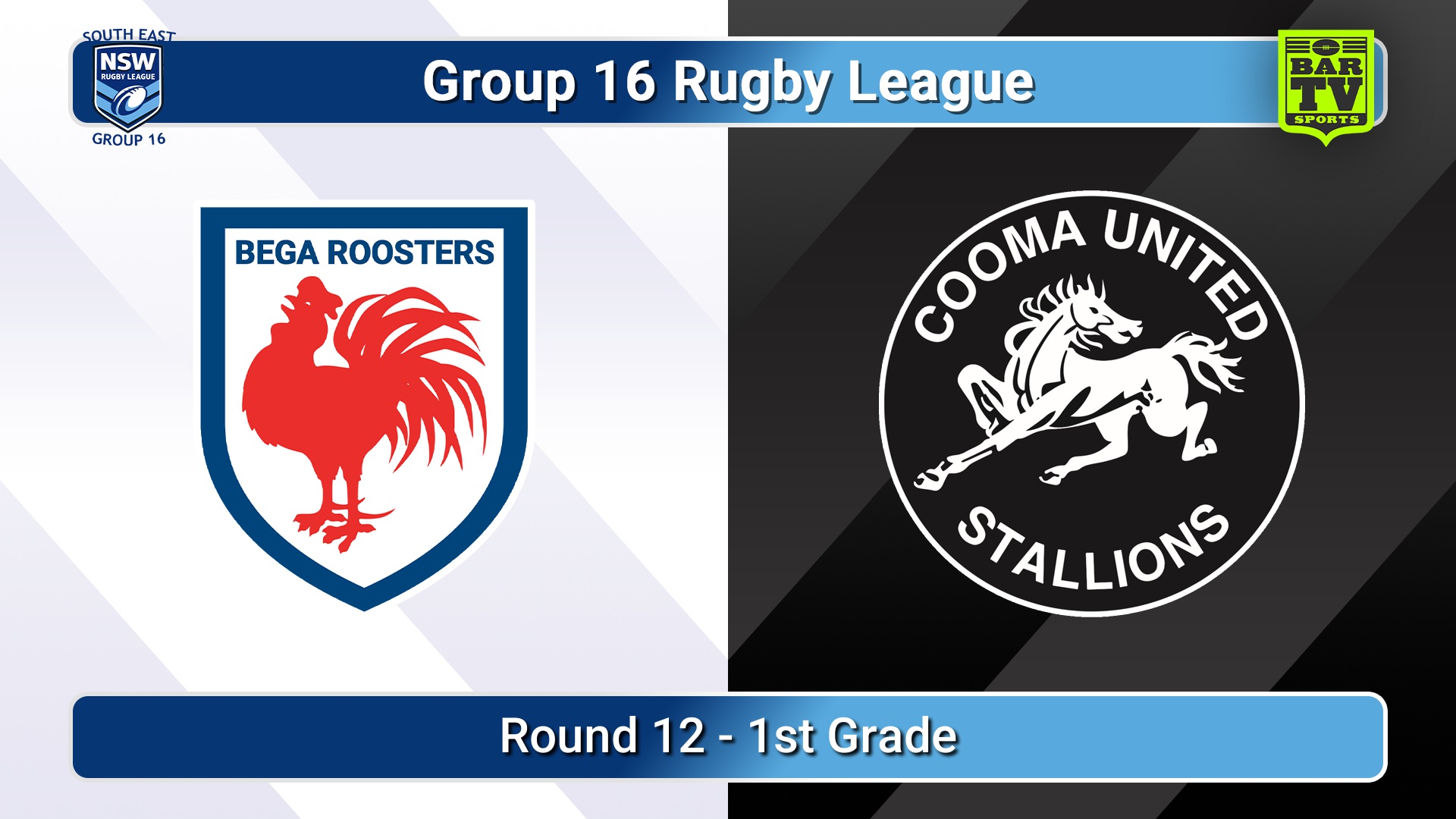 260726-video-Group 16 Rugby League  Round 12 - 1st Grade - Bega Roosters v Cooma Stallions Slate Image