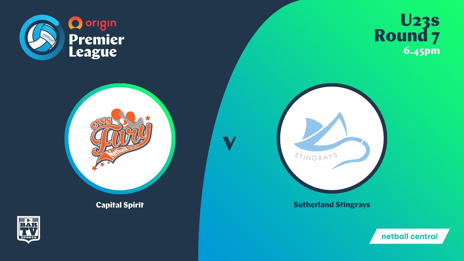 NSW Prem League Round 7 - U23s - GWS Fury v Sutherland Stingrays Slate Image