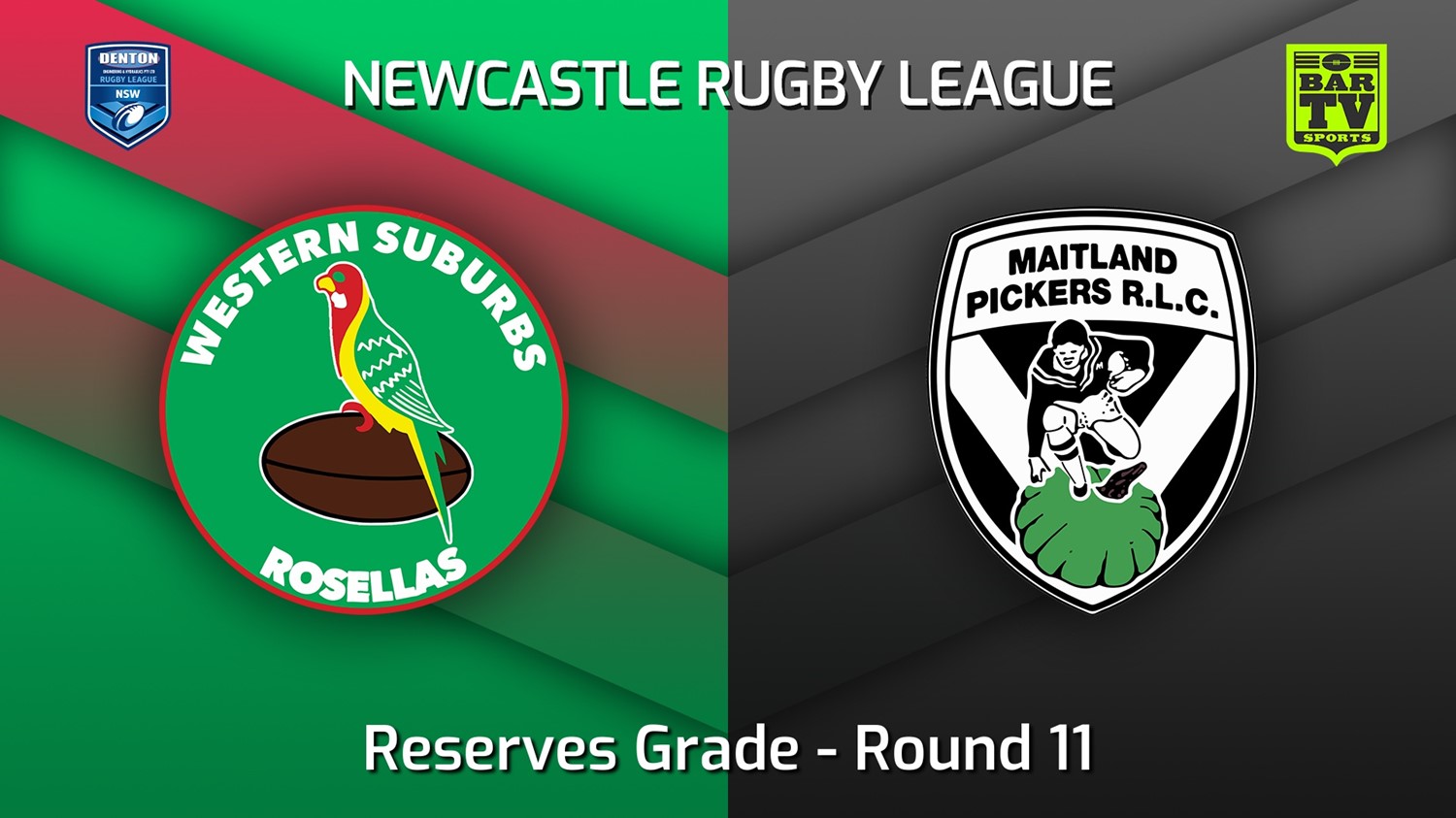 220611-Newcastle Round 11 - Reserves Grade - Western Suburbs Rosellas v Maitland Pickers Slate Image