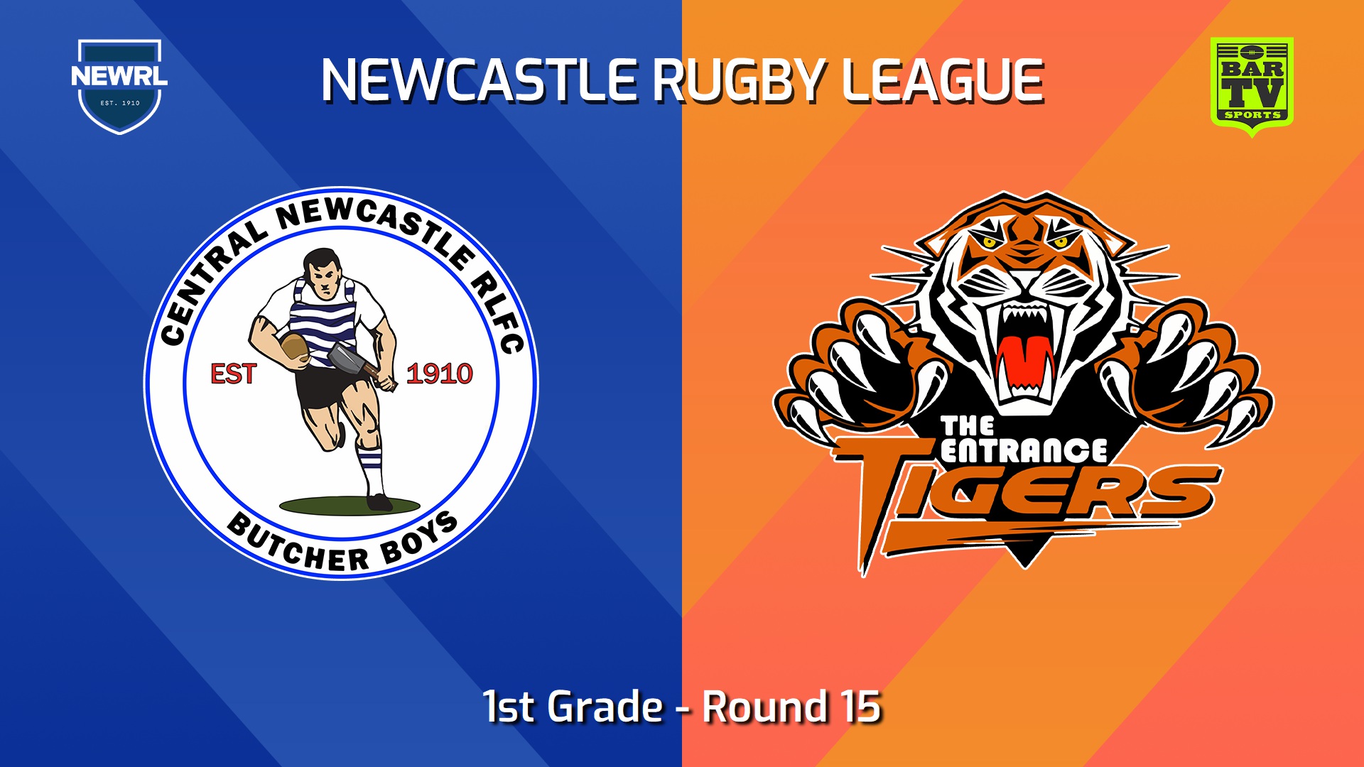 240728-video-Newcastle RL Round 15 - 1st Grade - Central Newcastle Butcher Boys v The Entrance Tigers Slate Image