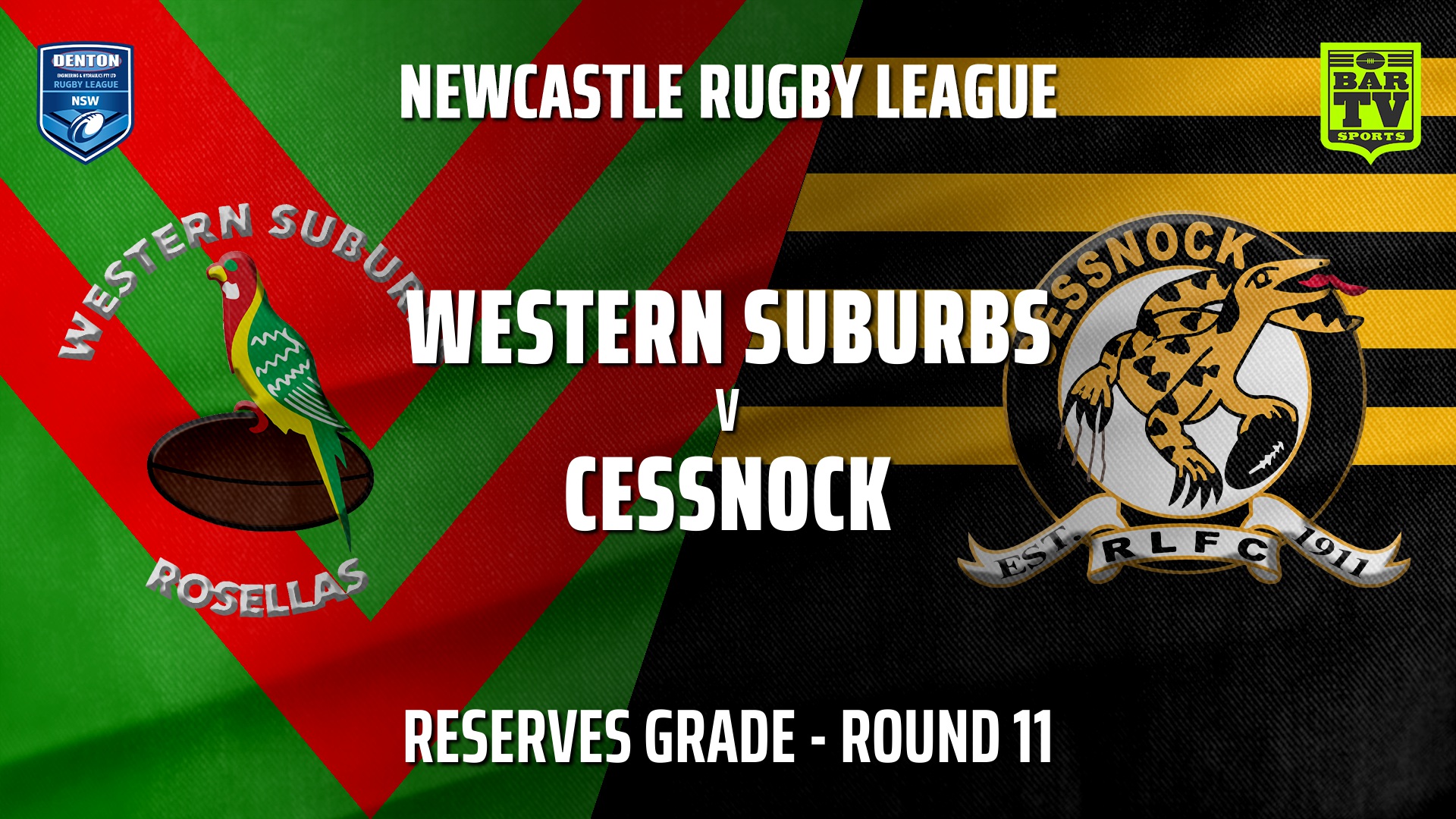 210612-Newcastle Round 11 - Reserves Grade - Western Suburbs Rosellas v Cessnock Goannas Slate Image