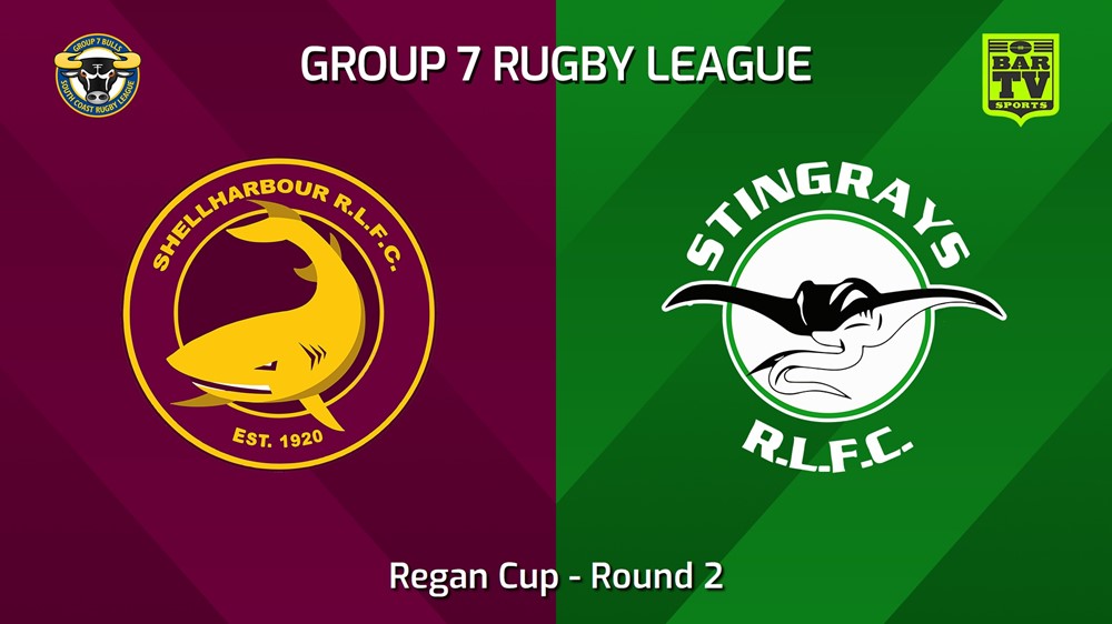 240414-South Coast Round 2 - Regan Cup - Shellharbour Sharks v Stingrays of Shellharbour Minigame Slate Image