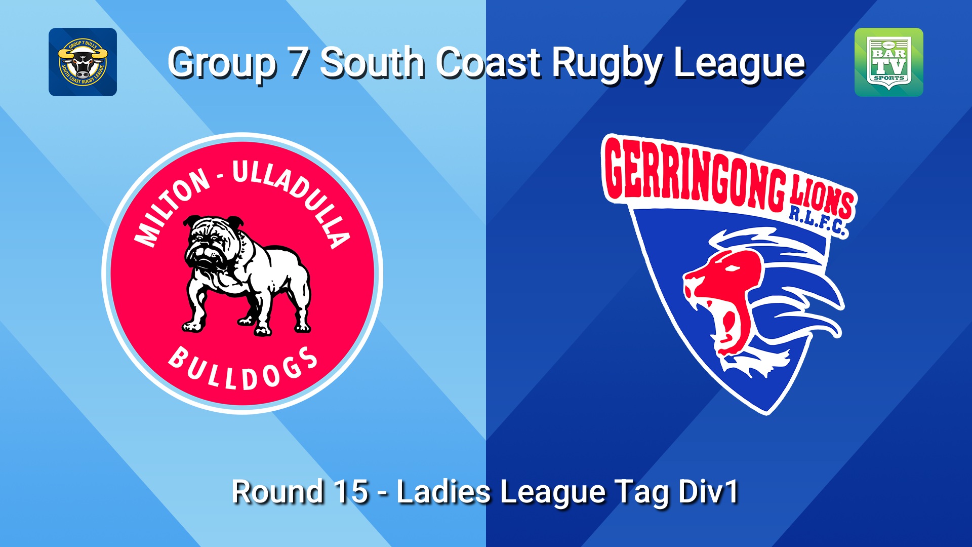260816-video-South Coast Round 15 - Ladies League Tag Div1 - Milton-Ulladulla Bulldogs v Gerringong Slate Image