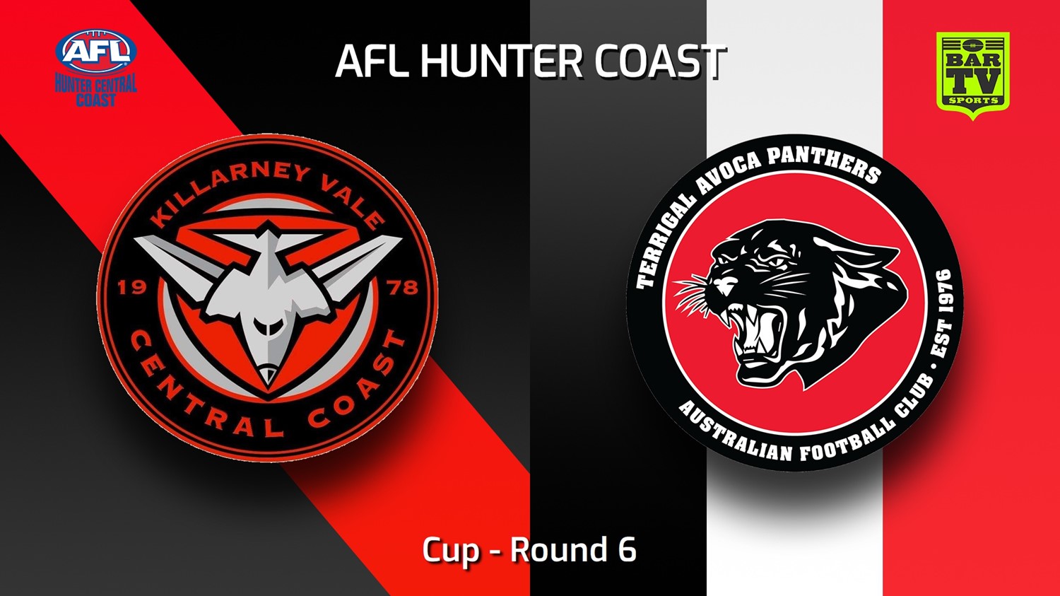 230513-AFL Hunter Central Coast Round 6 - Cup - Killarney Vale Bombers v Terrigal Avoca Panthers Minigame Slate Image