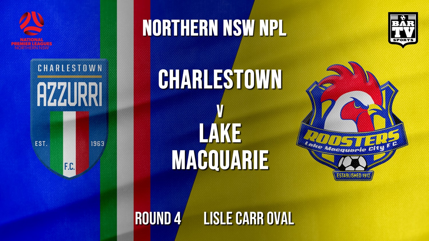 NPL - NNSW Round 4 - Charlestown Azzurri v Lake Macquarie City FC Minigame Slate Image