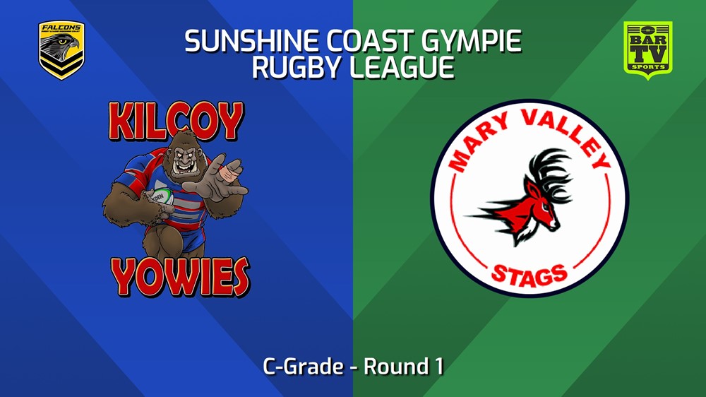 240406-Sunshine Coast RL Round 1 - C-Grade - Kilcoy Yowies v Mary Valley Stags Slate Image