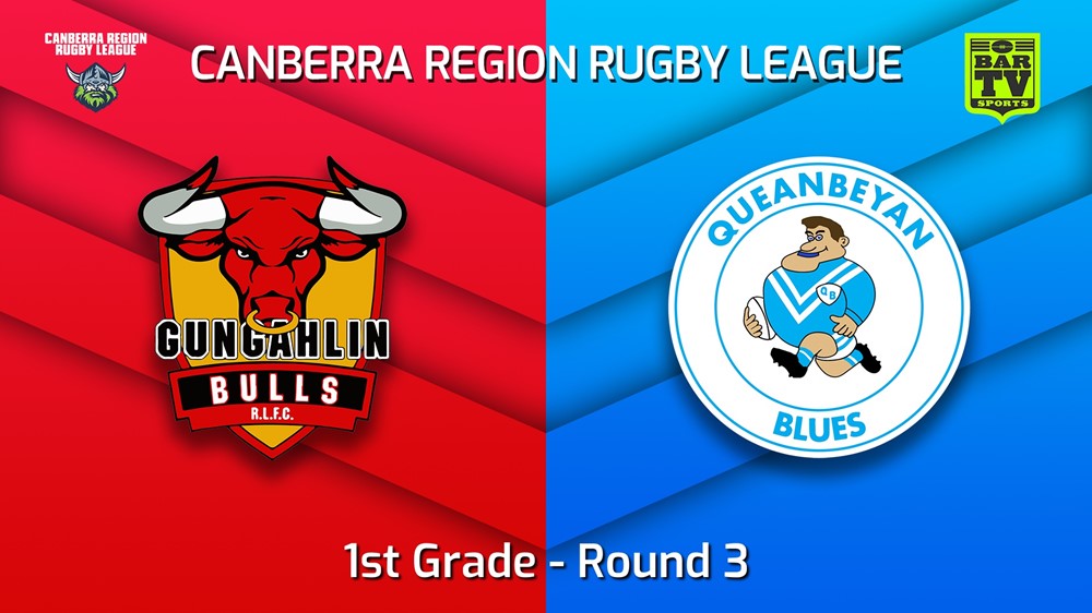 220423-Canberra Round 3 - 1st Grade - Gungahlin Bulls v Queanbeyan Blues Slate Image