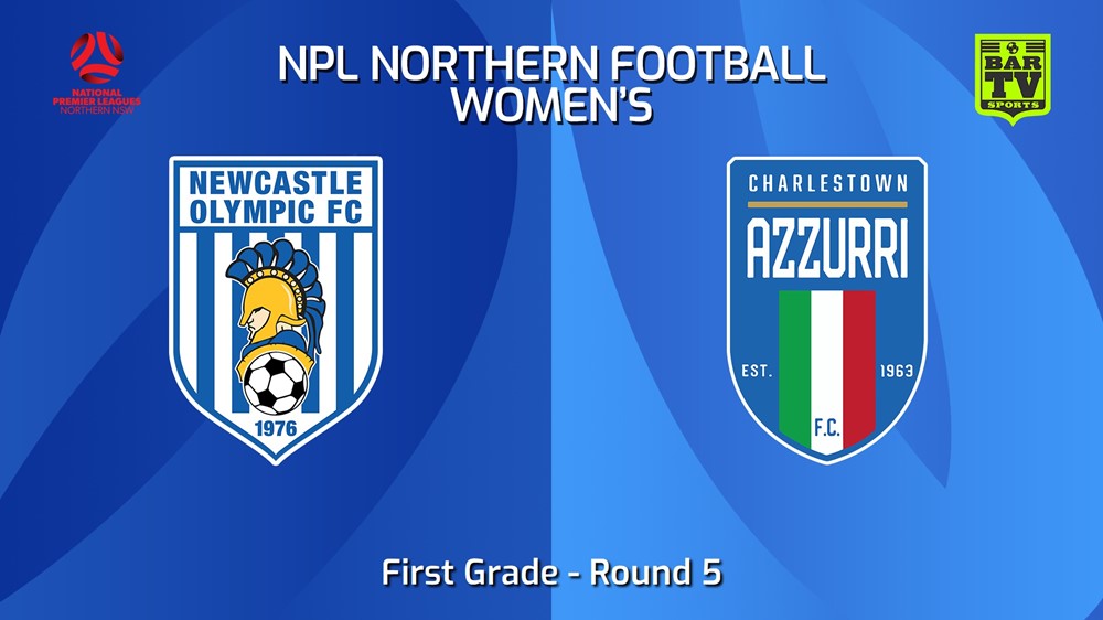 240323-NNSW NPLW Round 5 - Newcastle Olympic FC W v Charlestown Azzurri FC W Minigame Slate Image