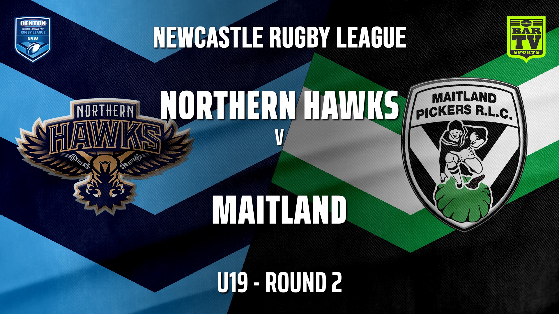 Newcastle Rugby League Round 2 - U19 - Northern Hawks v Maitland Pickers Slate Image