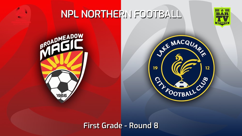 230423-NNSW NPLM Round 8 - Broadmeadow Magic v Lake Macquarie City FC Minigame Slate Image