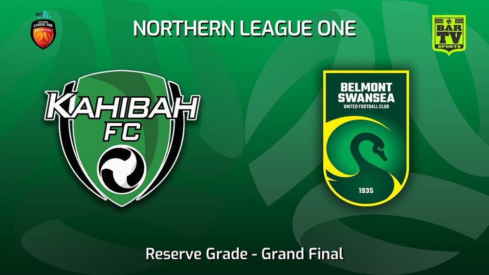 230930-Northern League One Grand Final - Reserve Grade - Kahibah FC v Belmont Swansea United FC Slate Image