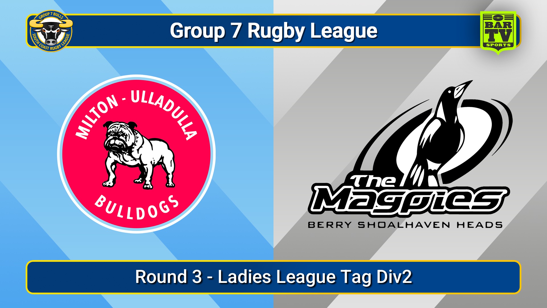 250426-video-South Coast Round 3 - Ladies League Tag Div2 - Milton-Ulladulla Bulldogs v Berry-Shoalhaven Heads Slate Image