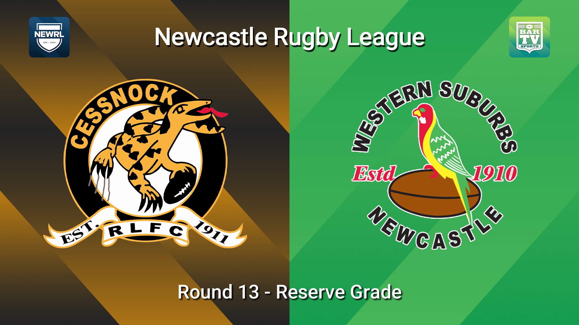 260711-video-Newcastle RL Round 13 - Reserve Grade - Cessnock Goannas v Western Suburbs Rosellas Slate Image