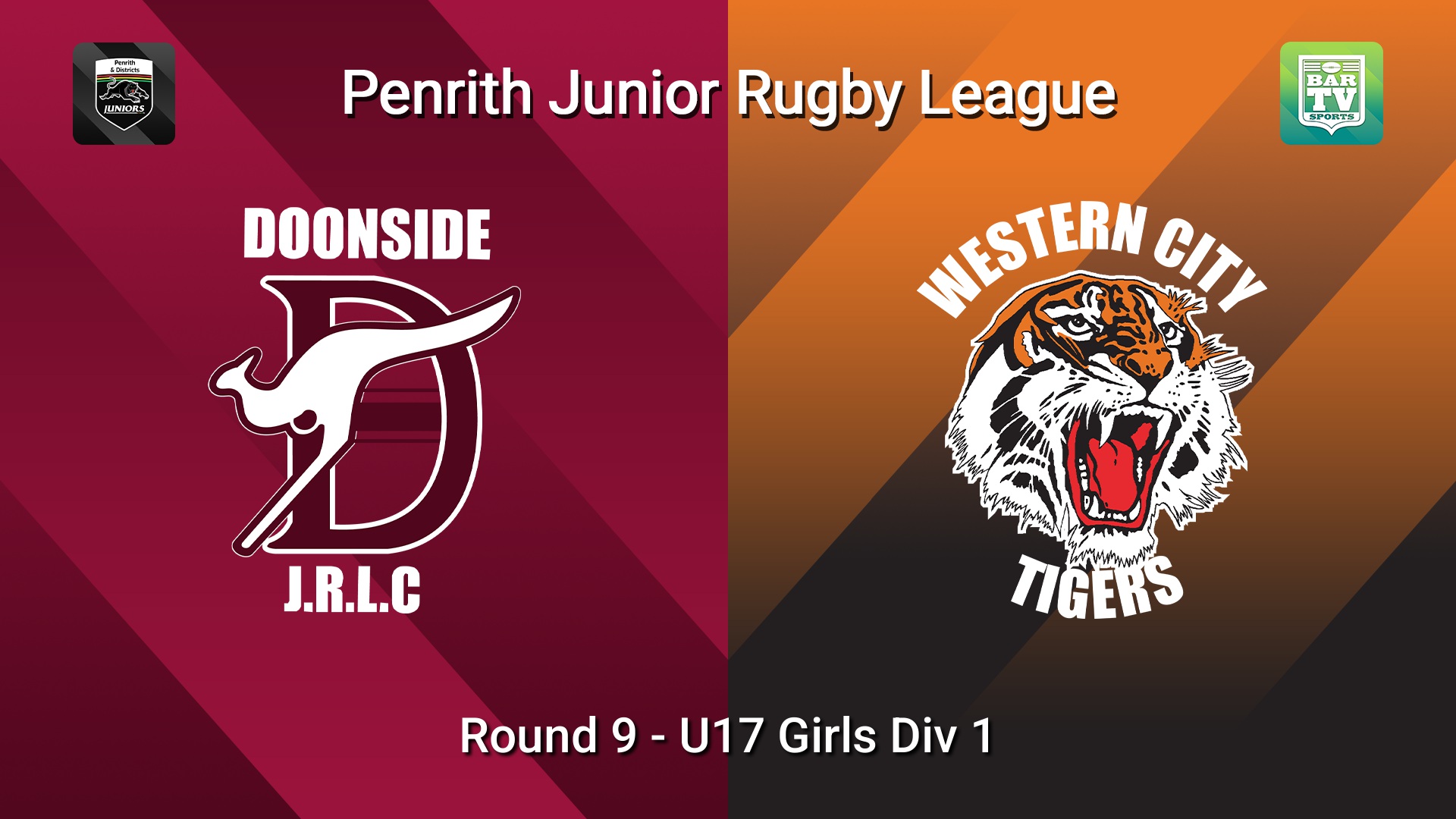 260627-video-Penrith & District Junior Rugby League Round 9 - U17 Girls Div 1 - Doonside v Western City Tigers Slate Image