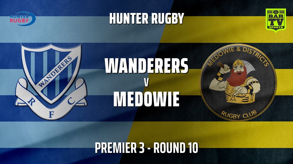 210626-Hunter Rugby Round 10 - Premier 3 - Wanderers v Medowie Marauders Minigame Slate Image