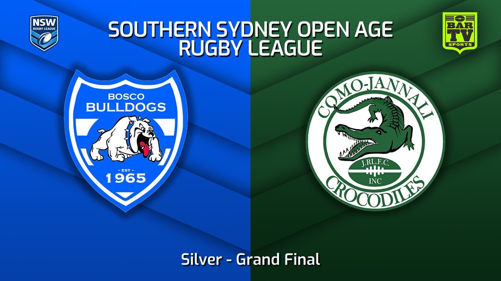230827-S. Sydney Open Grand Final - Silver A - St John Bosco Bulldogs v Como Jannali Crocodiles Slate Image