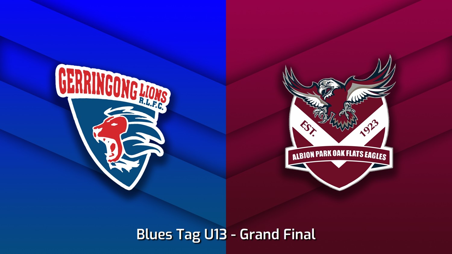 230826-South Coast Juniors Grand Final - Blues Tag U13 - Gerringong Lions v Albion Park Oak Flats Eagles Slate Image