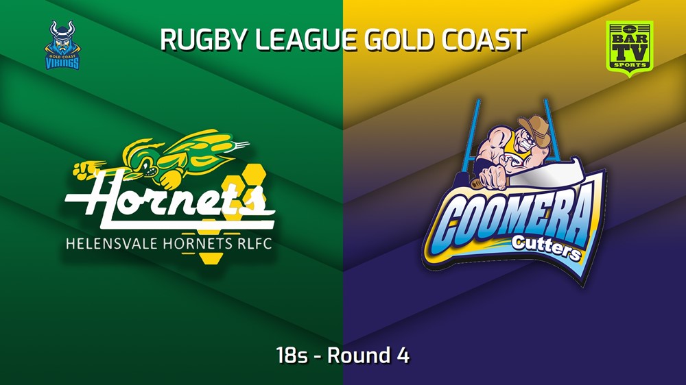 230513-Gold Coast Round 4 - 18s - Helensvale Hornets v Coomera Cutters Minigame Slate Image