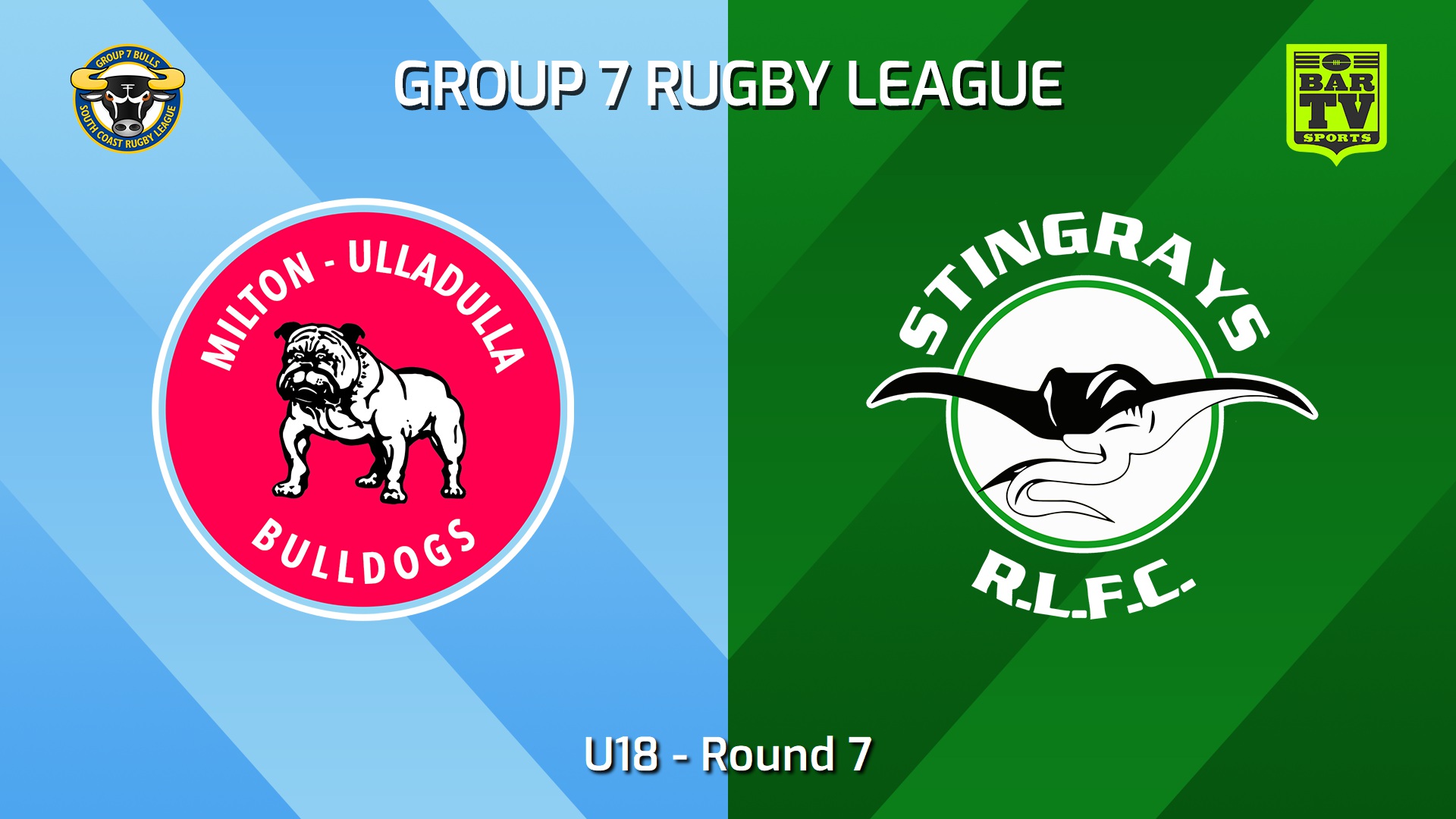 240519-video-South Coast Round 7 - U18 - Milton-Ulladulla Bulldogs v Stingrays of Shellharbour Slate Image