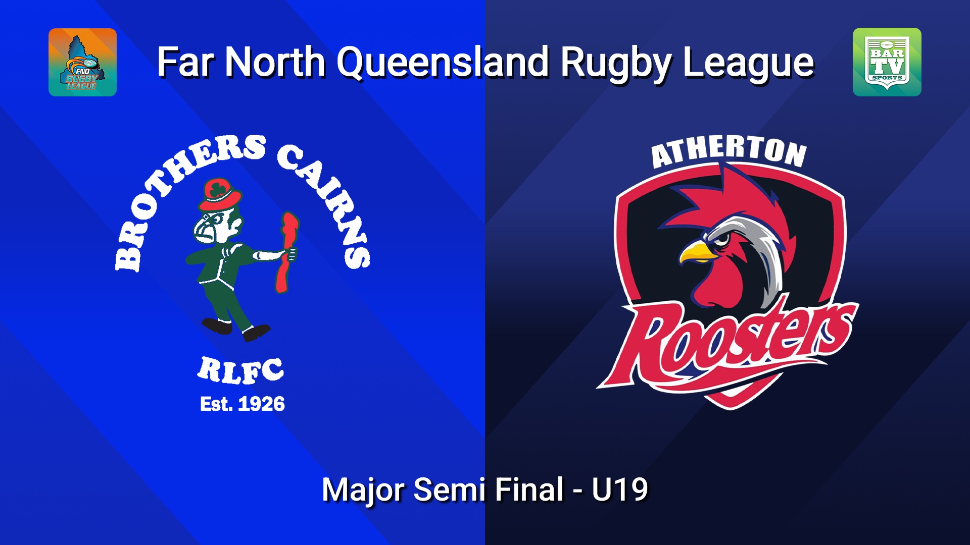260822-video-FNQ Rugby League Major Semi Final - O'Neills U19s - Cairns Brothers  v Atherton Roosters  Slate Image