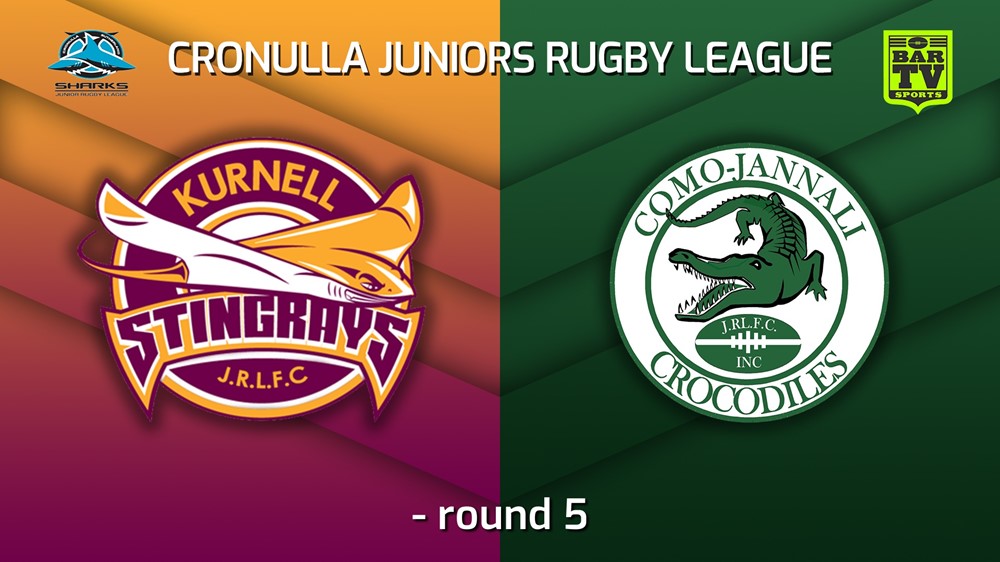 220529-Cronulla Juniors - U14 Bronze round 5 - Kurnell Stingrays v Como Jannali Crocodiles (1) Slate Image