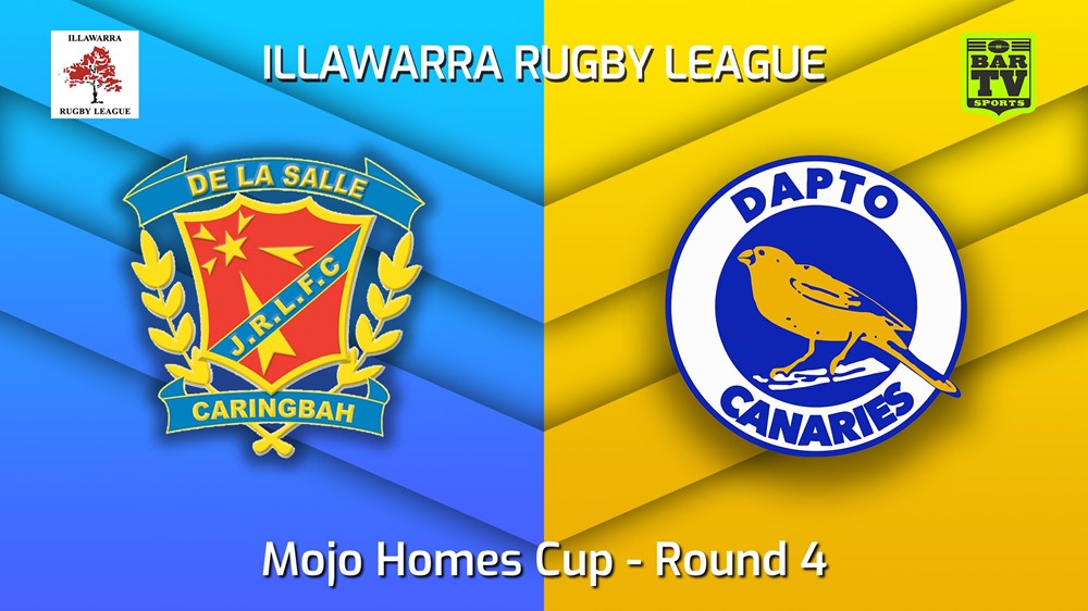 MINI GAME: Illawarra Round 4 - Mojo Homes Cup - De La Salle v Dapto Canaries Slate Image