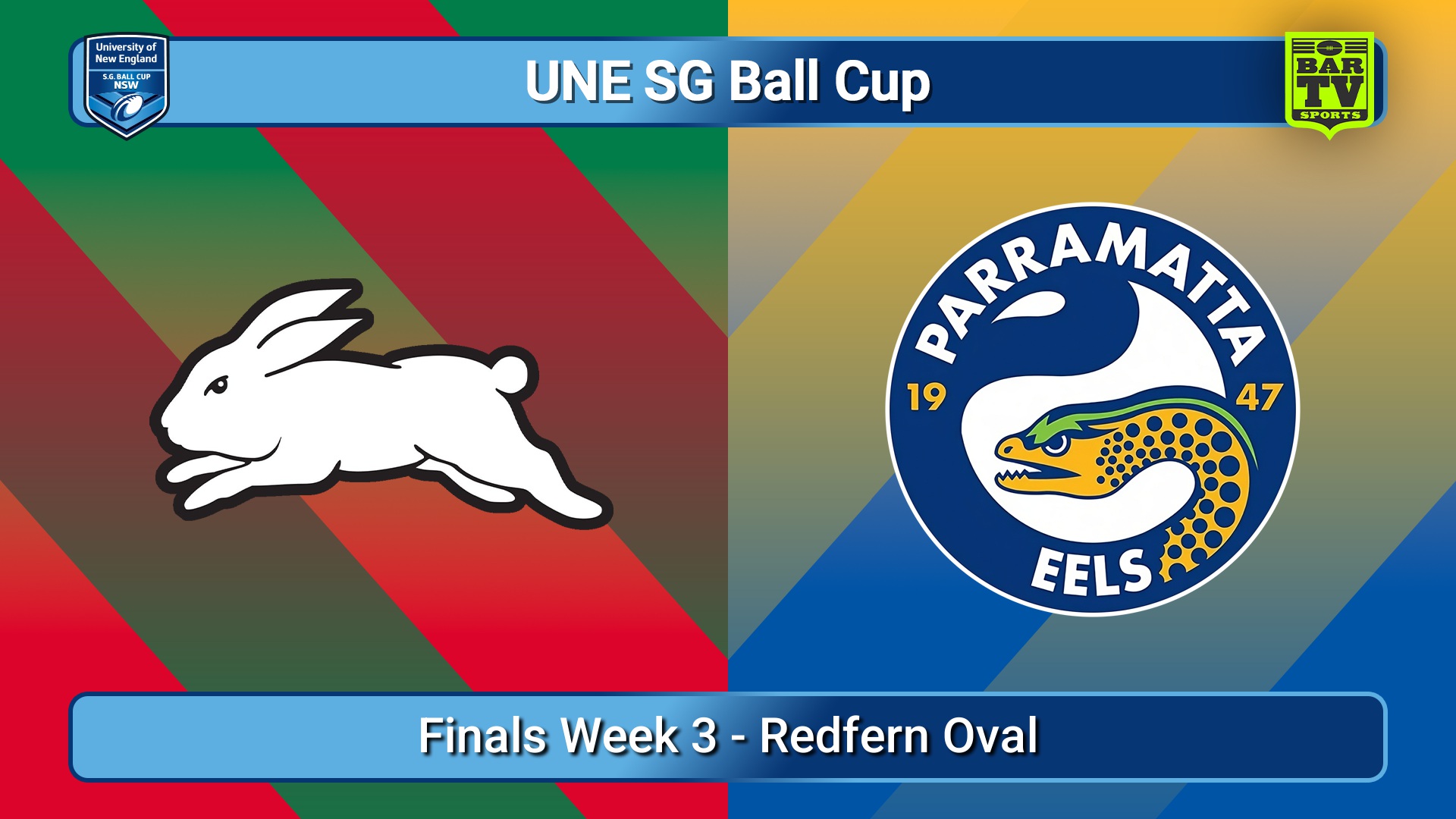 250427-video-UNE SG Ball Cup Finals Week 3 - South Sydney Rabbitohs v Parramatta Eels Minigame Slate Image