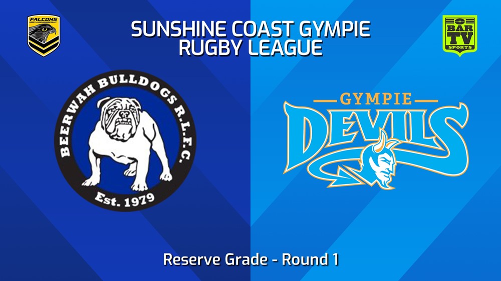 240406-Sunshine Coast RL Round 1 - Reserve Grade - Beerwah Bulldogs v Gympie Devils Minigame Slate Image