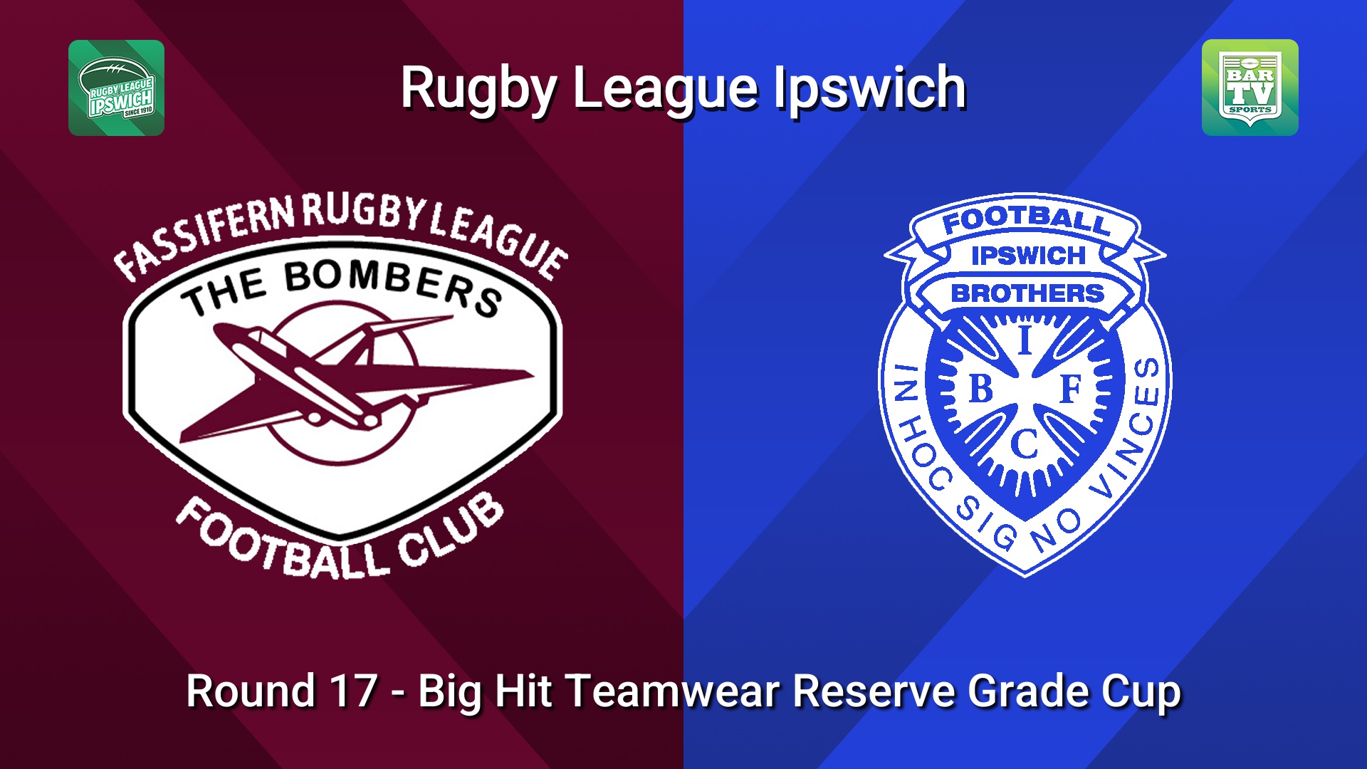 260809-video-Rugby League Ipswich Round 17 - Big Hit Teamwear Reserve Grade Cup - Fassifern Bombers v Brothers Ipswich Slate Image