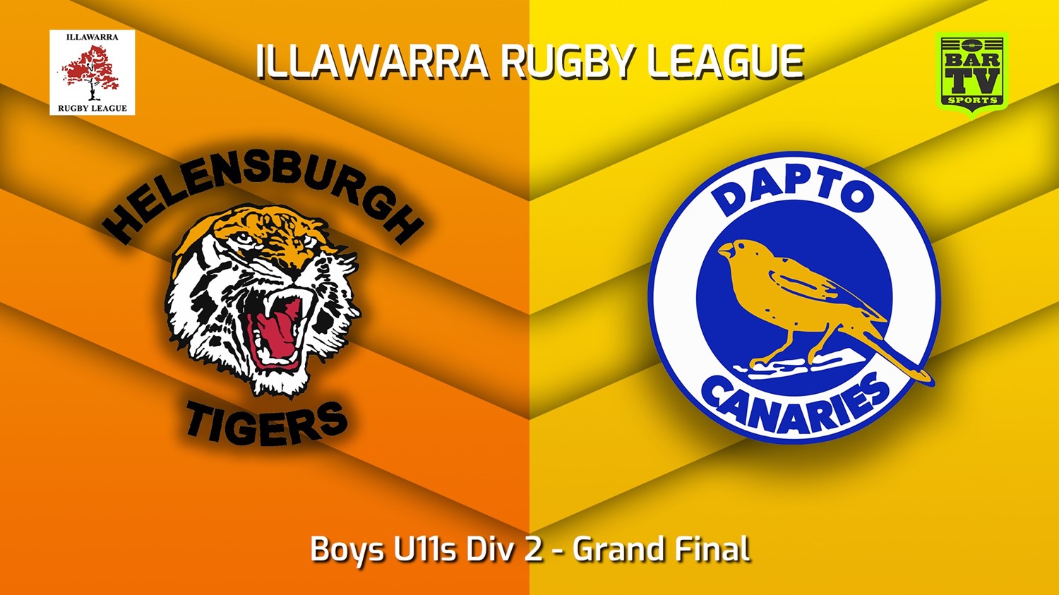 220820-Illawarra Grand Final - Boys U11s Div 2 - Helensburgh Tigers v Dapto Canaries (1) Slate Image