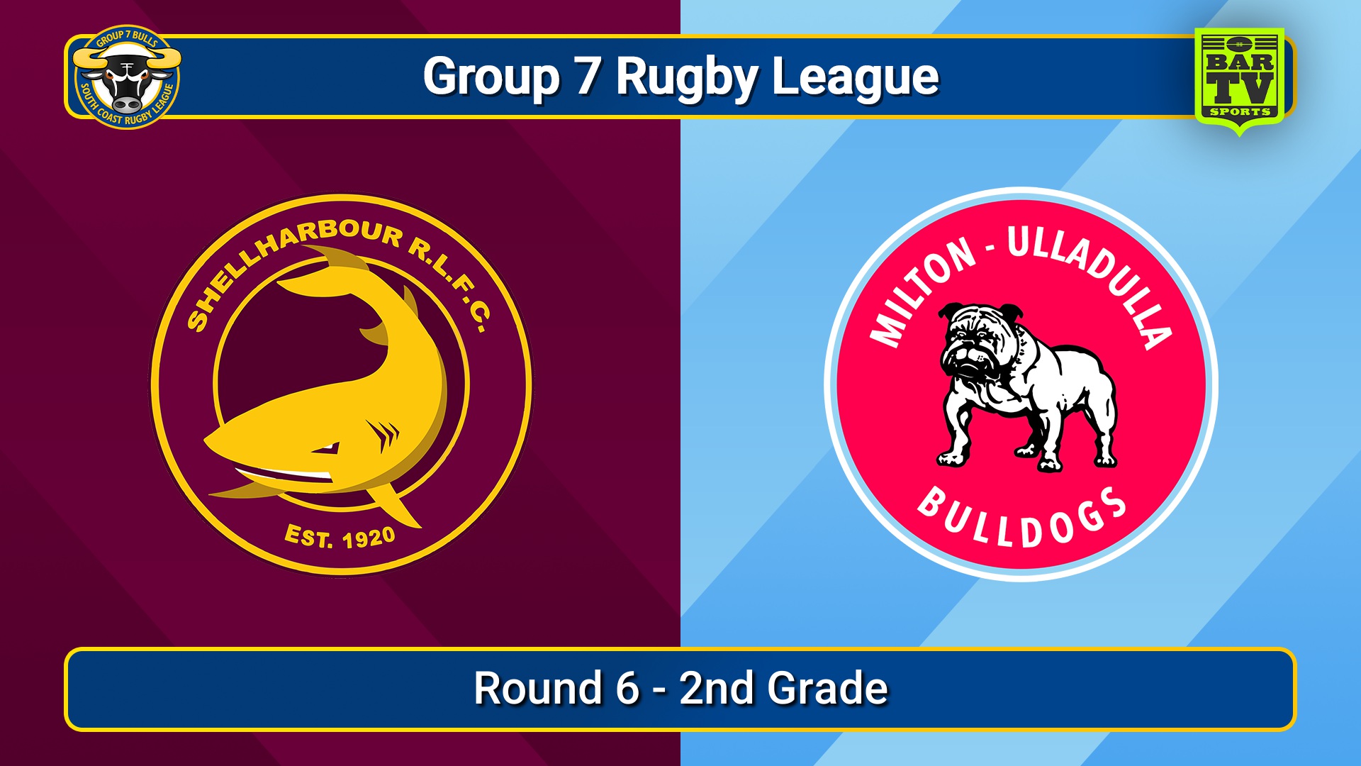 250518-video-South Coast Round 6 - 2nd Grade - Shellharbour Sharks v Milton-Ulladulla Bulldogs Slate Image