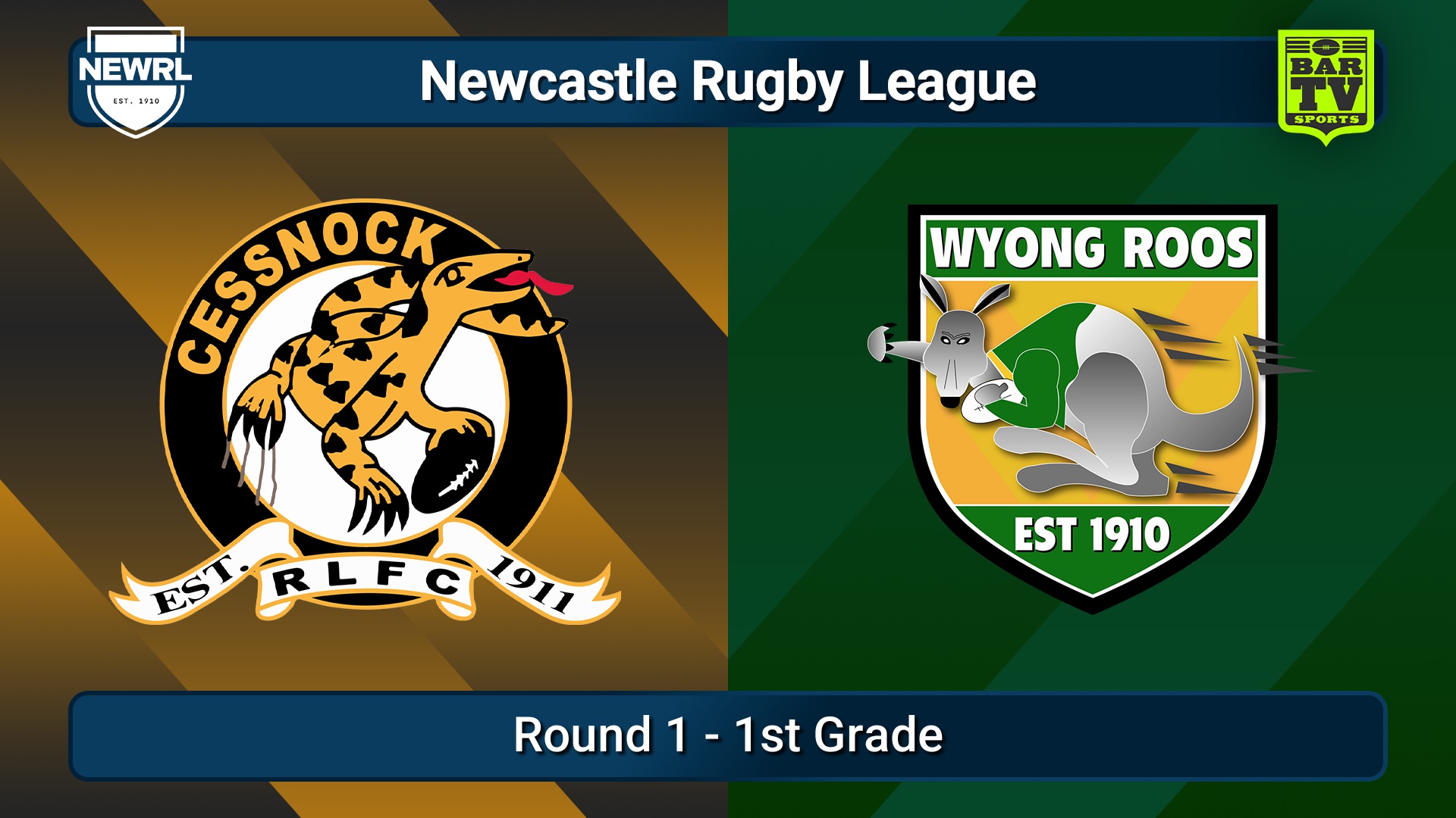 250412-video-Newcastle RL Round 1 - 1st Grade - Cessnock Goannas v Wyong Roos Slate Image