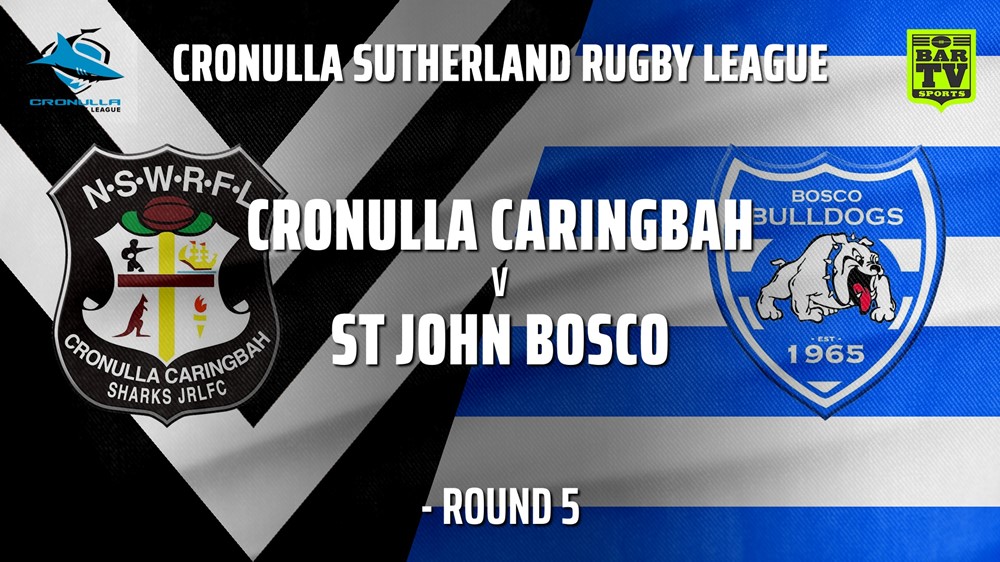 210530-Cronulla JRL - Blues Tag Open Age - Round 5 - Cronulla Caringbah v St John Bosco Bulldogs Slate Image
