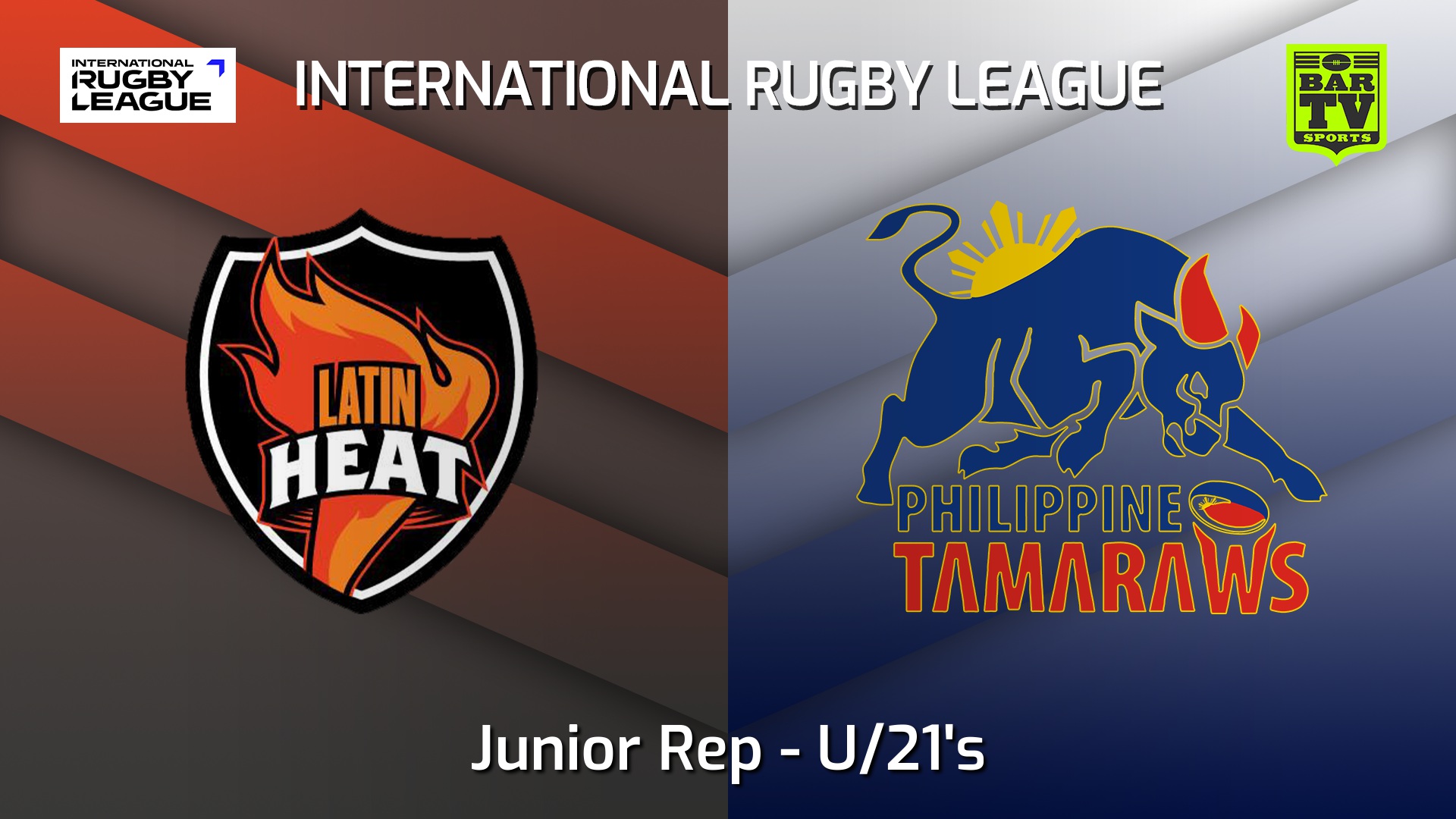 220305-International RL U/21's - Junior Rep - Latin Heat v Philippines Slate Image
