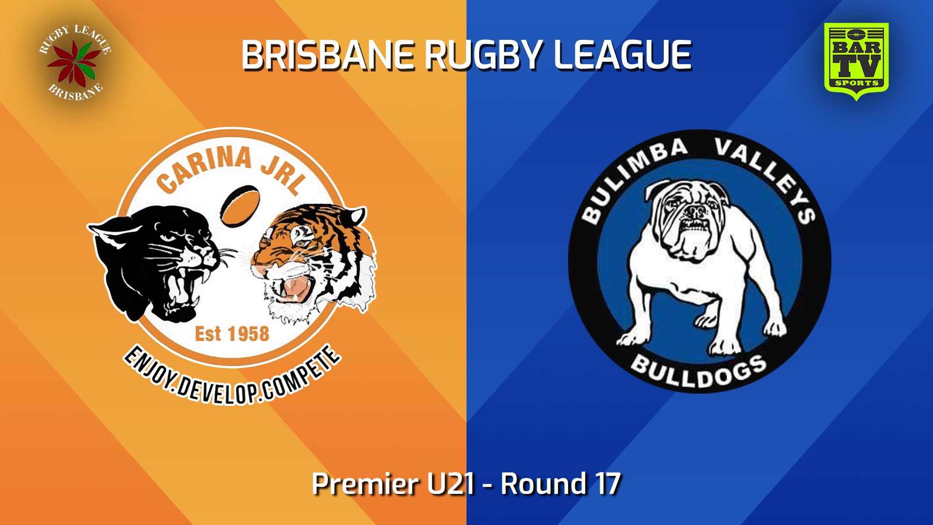 240810-video-BRL Round 17 - Premier U21 - Carina Juniors v Bulimba Valleys Bulldogs Minigame Slate Image