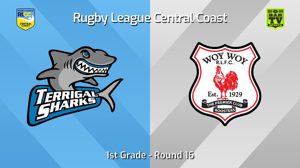 240811-video-RLCC Round 16 - 1st Grade - Terrigal Sharks v Woy Woy Roosters Slate Image