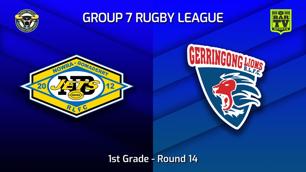 220724-South Coast Round 14 - 1st Grade - Nowra-Bomaderry Jets v Gerringong Lions Slate Image