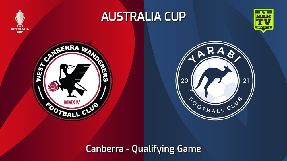 240320-Australia Cup Qualifying Canberra Qualifying Game - West Canberra Wanderers v Yarabi FC Slate Image