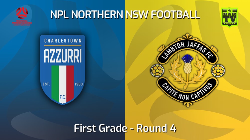 220327-NNSW NPL Round 4 - Charlestown Azzurri FC v Lambton Jaffas FC Slate Image