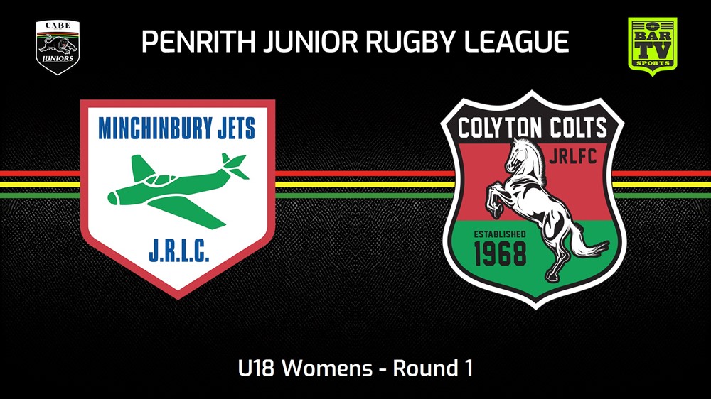 240421-video-Penrith & District Junior Rugby League Round 1 - U18 Womens - Minchinbury v Colyton Colts Slate Image